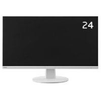 NEC 24型3辺狭額縁 IPSワイド液晶ディスプレイ（白色） LCD-L242Fの画像