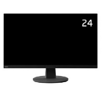 NEC 24型3辺狭額縁 IPSワイド液晶ディスプレイ（黒色） LCD-L242F-BKの画像