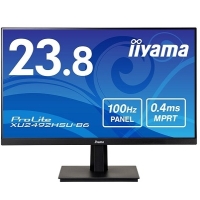 iiyama XU2492HSU-B6 23.8ワイド液晶ディスプレイ ProLite XU2492HSU-B6(1920x1080/IPS/HDMI/DisplayPort/ブラック)の画像