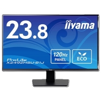 iiyama 23.8型ワイド液晶ディスプレイ X2492HSU-B1J ProLite (1920x1080/IPS方式パネル/HDMI/DisplayPort/チルト/ブラック)の画像