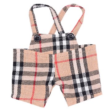 チェックサロペット　15cmの画像