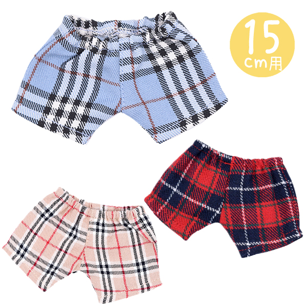 チェックパンツ　15cmの画像