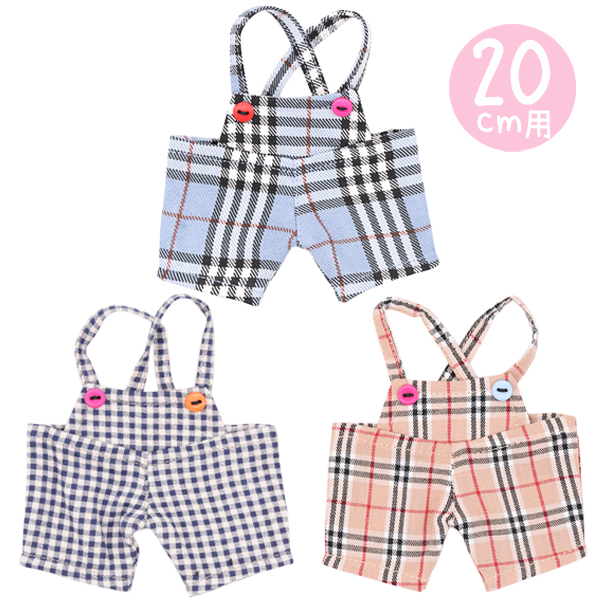 チェックサロペットⅡ　20cmの画像