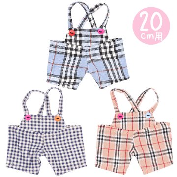 チェックサロペットⅡ　20cmの画像
