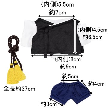 パジチョゴリ~時代劇風(紐付き)　15cmの画像