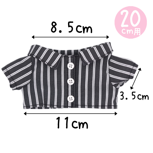 ストライプシャツ　10cm/15cm/20cmの画像