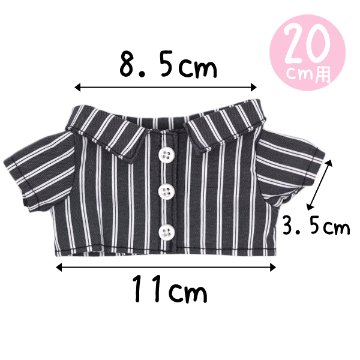 ストライプシャツ　10cm/15cm/20cmの画像