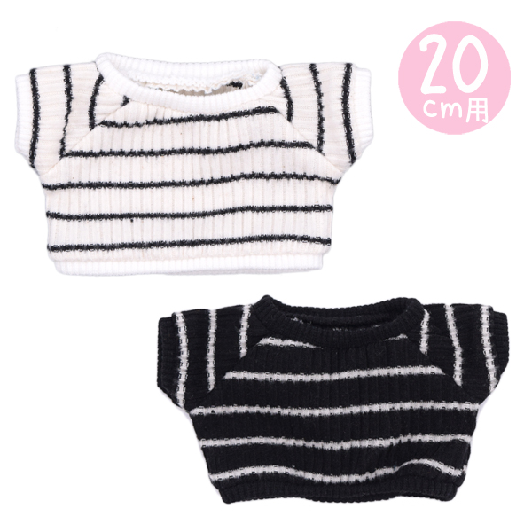 シンプルボーダーニット　20cmの画像