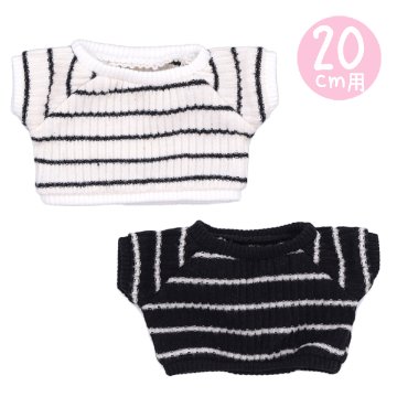 シンプルボーダーニット　20cmの画像