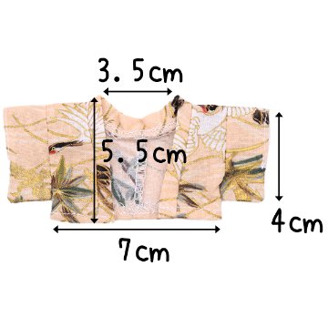 ファー付き袴セット　10cmの画像