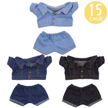デニムセットアップ15cmの画像