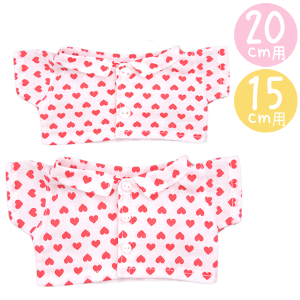 ハートシャツ♡15cm/20cmの画像