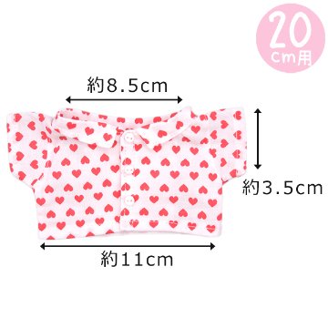 ハートシャツ♡15cm/20cmの画像