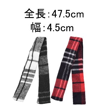 チェックマフラー🧣の画像