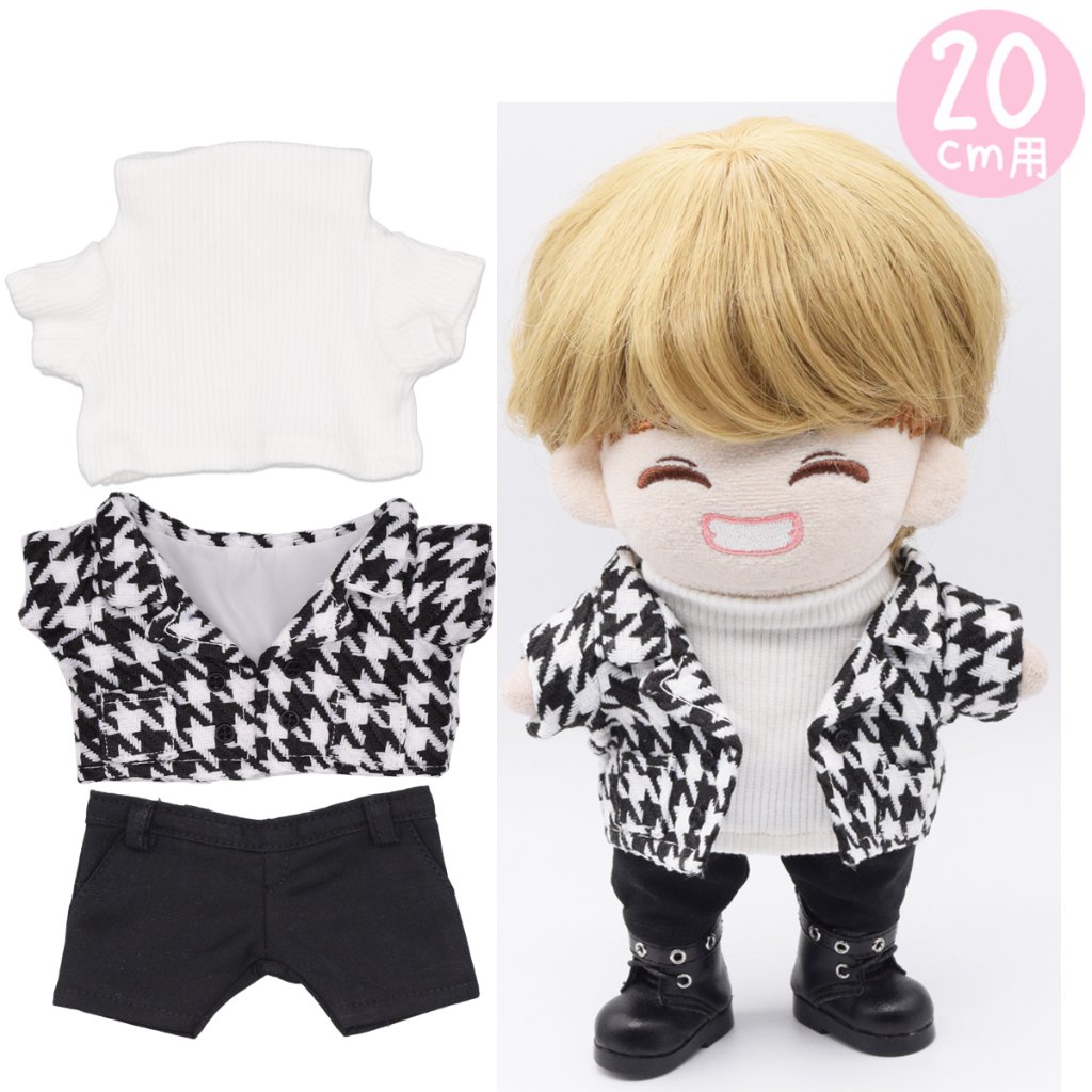 千鳥格子JKセット　20cmの画像