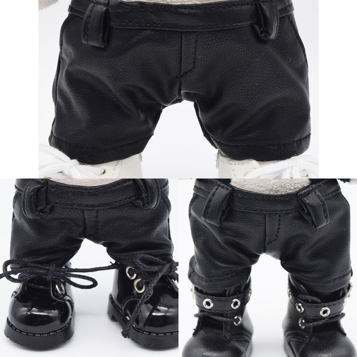 レザー風パンツ(ベルトループ)10cm/15cm/20cmの画像
