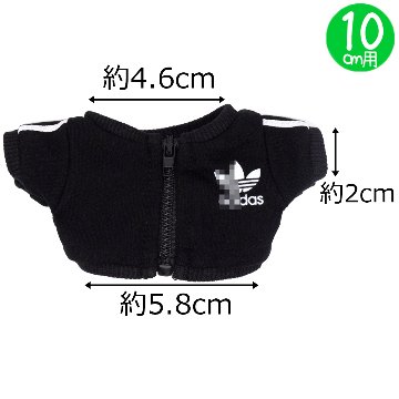 ブラックジャージセットA　10cm/15cm/20cmの画像