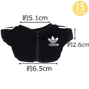 ブラックジャージセットA　10cm/15cm/20cmの画像