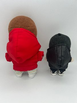 フード付きダウンコート　10cm/15cmの画像