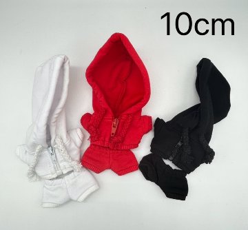 ジップアップフーディ＆パンツ　10cmの画像