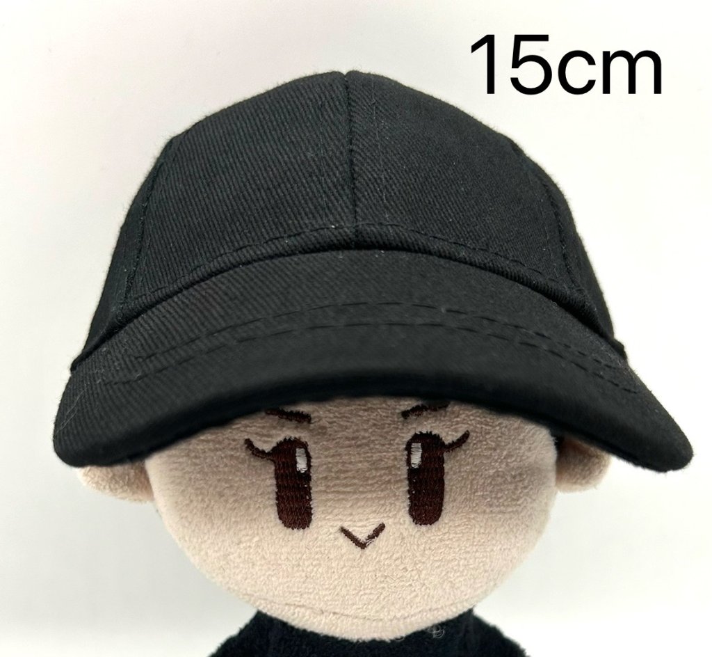 ブラック🧢15cmの画像
