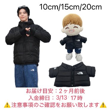 【予約】ダウンジャケットTNFの画像