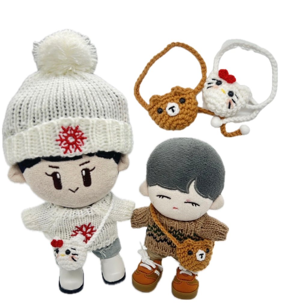 手編みバッグ🐻😻の画像