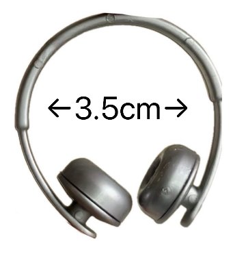 ヘッドホン🎧5cm.7cm兼用の画像