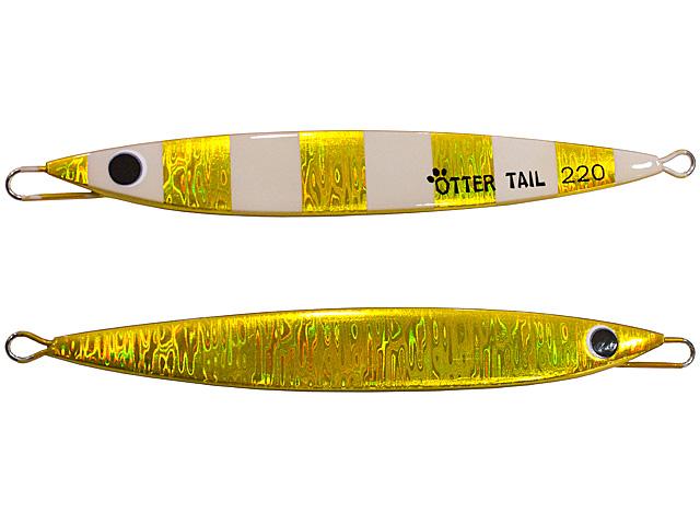 オッターテイル 鉛 220ｇ マグマ ゴールドゼブラグローの画像