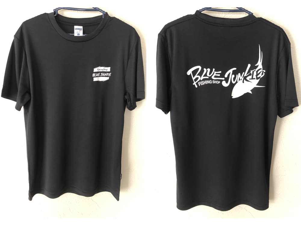 ブルージャンキー ドライTシャツ ホワイトプリントの画像