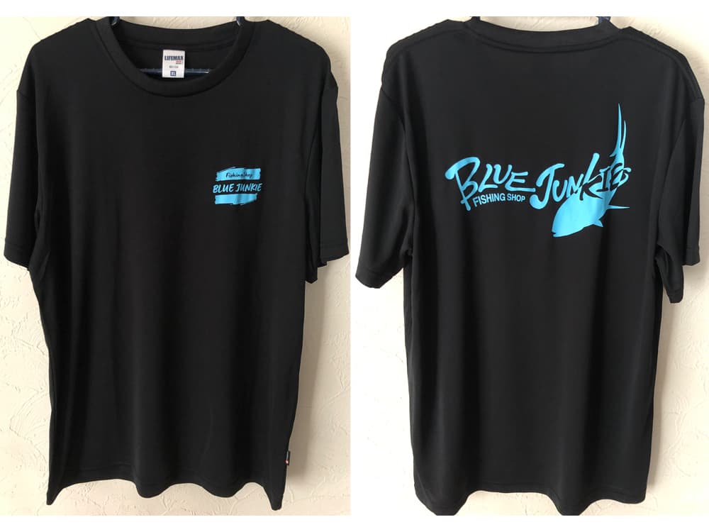 ブルージャンキー ドライTシャツ サックスプリントの画像