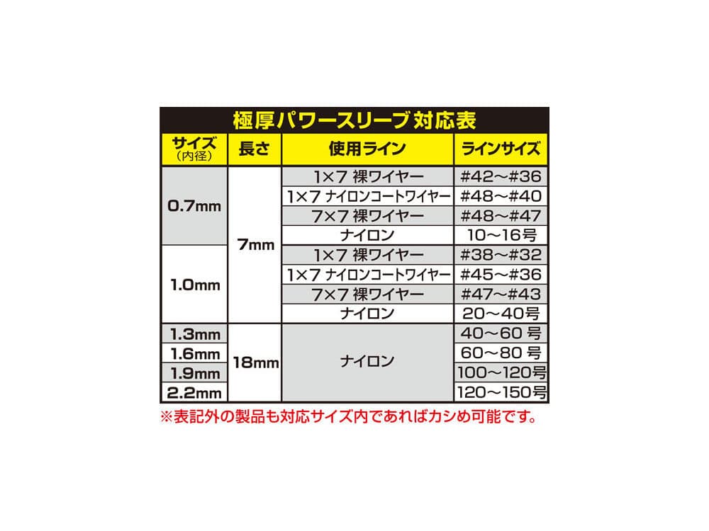 極厚パワースリーブの画像