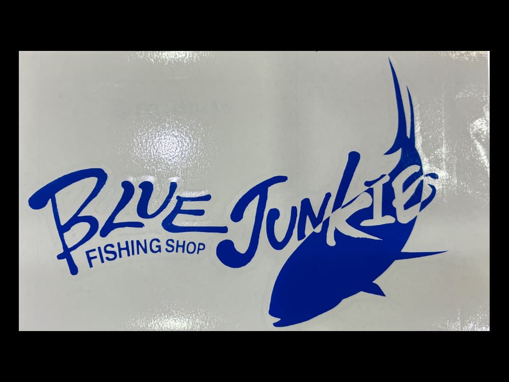 ブルージャンキー カッティングステッカー　小　ブルーの画像