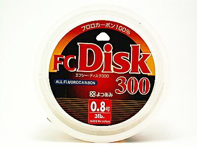 ＦＣ ＤＩＳＫ ３００ｍ ０．８号 フロロカーボンの画像
