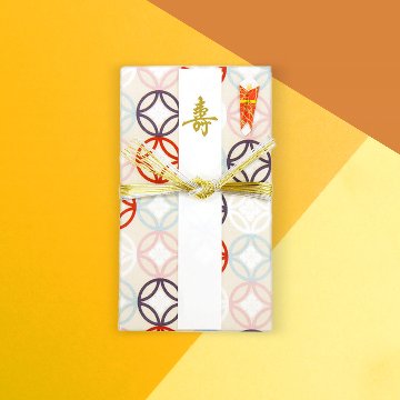 てぬぐいハンカチでつくる ご祝儀袋「姫七宝」/ Seven Treasuresの画像