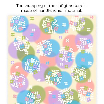 てぬぐいハンカチでつくる ご祝儀袋「愛しあじさい」/ Beloved Hydrangeasの画像
