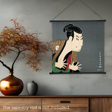 アート風呂敷「浮世絵 写楽」/ Ukiyo-e "Sharaku"の画像