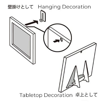 アートフレームハンカチ「葛飾北斎/富嶽三十六景：神奈川沖浪裏」/Art Frame Handkerchief Katsushika Hokusai / Thirty-six Views of Mounの画像