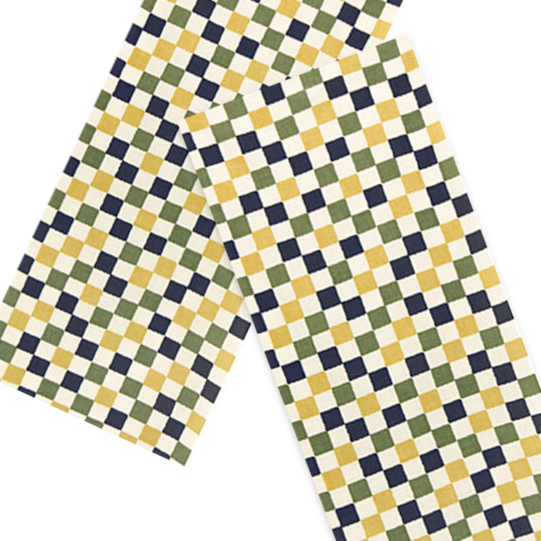 かわいい日本柄のてぬぐい / Kawaii Pop Tenugui : 市松小紋」/ Ichimatsu Komon Patternの画像