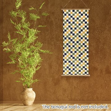 かわいい日本柄のてぬぐい / Kawaii Pop Tenugui : 市松小紋」/ Ichimatsu Komon Patternの画像