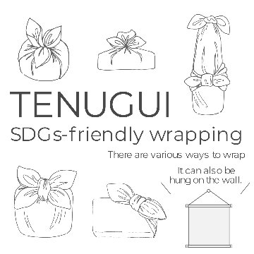 かわいい日本柄のてぬぐい / Kawaii Pop Tenugui : 市松小紋」/ Ichimatsu Komon Patternの画像