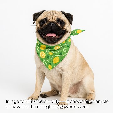 ペット用バンダナ「レモン唐草」/Dog & Cat Bandana:Lemon Arabesque Patternの画像