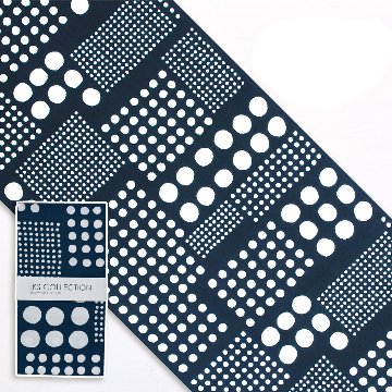 モダン柄てぬぐい「ドットネイビー」/ Modern Patterns TENUGUI:polka dot navyの画像
