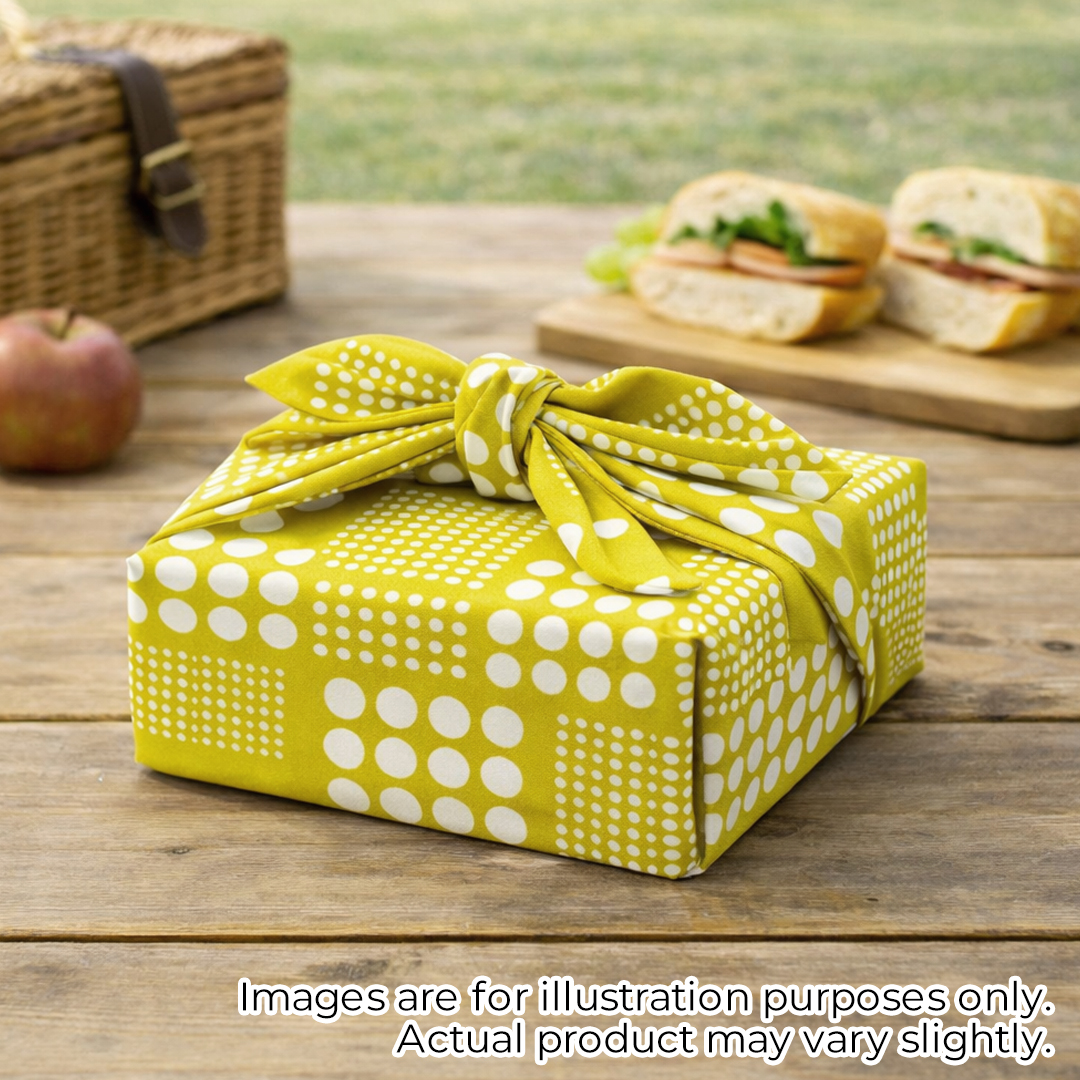 モダン柄てぬぐい「ドットイエローグリーン」/ Modern Patterns TENUGUI:polka dot  yellow greenの画像