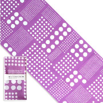 モダン柄てぬぐい「ドットパープル」/ Modern Patterns TENUGUI:polka dot  purpleの画像