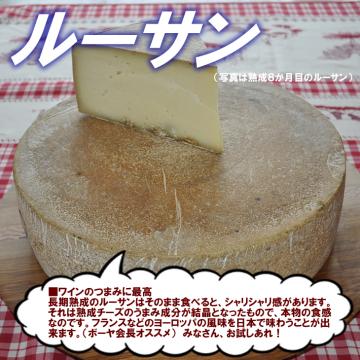 半田ファーム【ルーサン】ハーフホール 【本格的ナチュラルチーズ】【送料込】北海道/大樹町の画像