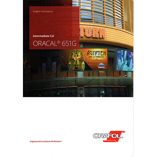 ORACAL651 色見本帳の画像