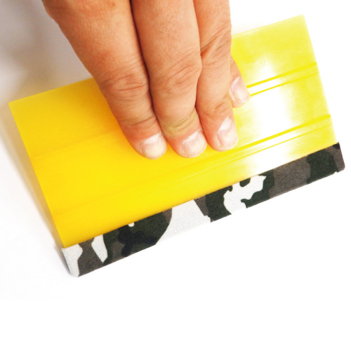 大判スキージプロ片面フェルト付き（カモフラージュ柄）　ゴールデンイエローの画像