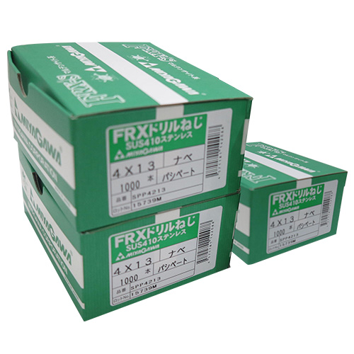 お徳用ステンレス鍋ドリル 4×13 1000個入×3セットの画像