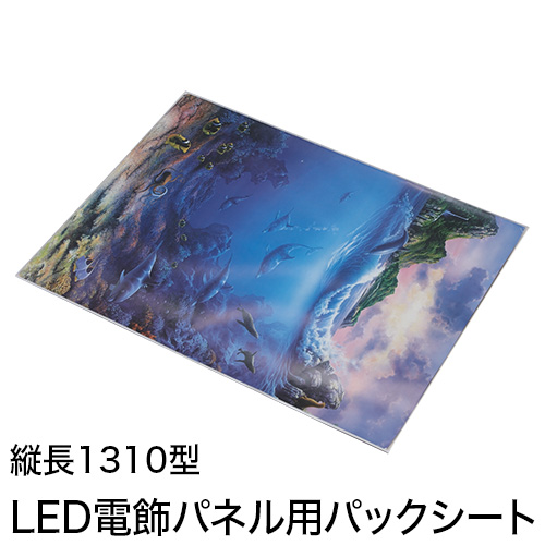 LED電飾パネル用パックシート 縦長1310型の画像
